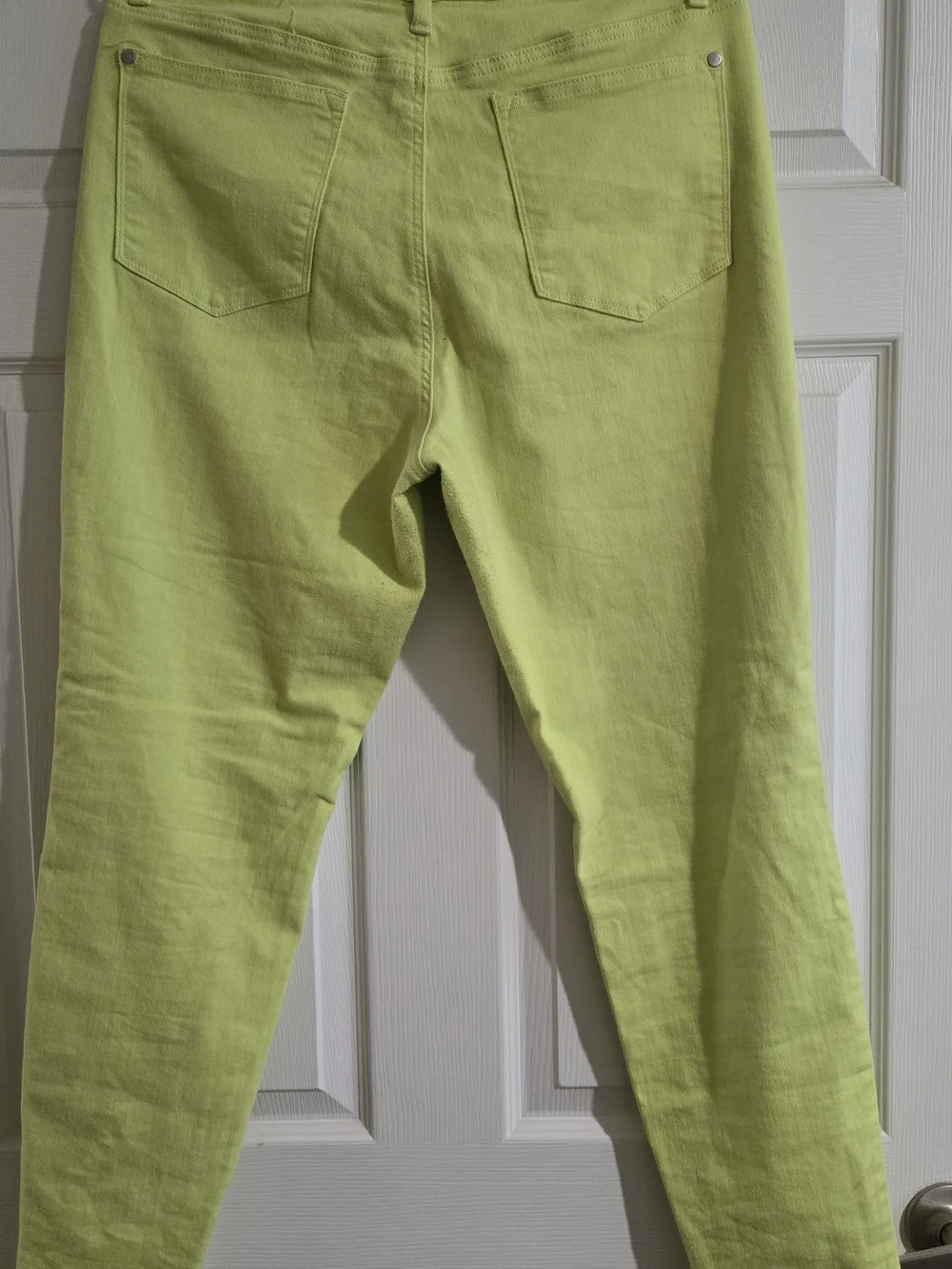 Judy Blue Neon Lime Slim Fit Pants - Picture 3 of 3
